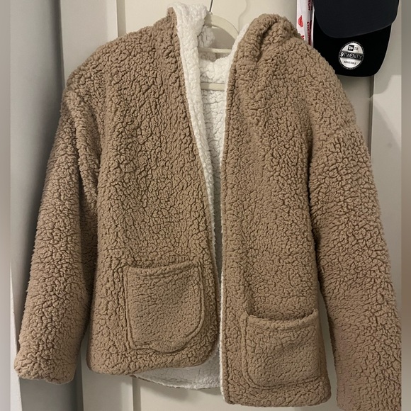 Size S Theo Reversible Teddy Coat - Picture 2 of 5